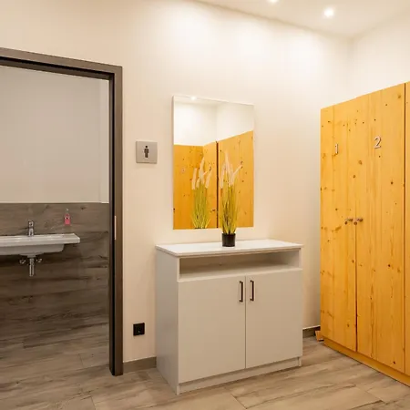 アパート Boddenflair In Der Seefahrtschule ヴストロ